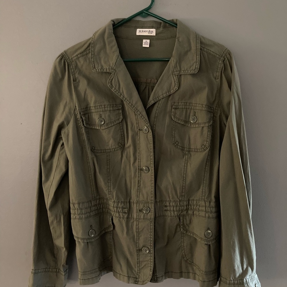 St. John's Bay Olive Green Jacket